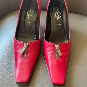 Casadei, made in Italy red leather pumps,       Size 7
